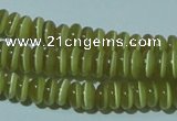 CCT211 15 inches 2*4mm rondelle cats eye beads wholesale