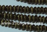 CCT218 15 inches 2*4mm rondelle cats eye beads wholesale