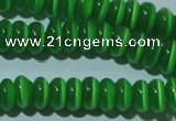 CCT244 15 inches 3*6mm rondelle cats eye beads wholesale