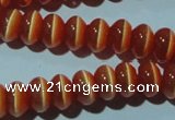 CCT245 15 inches 3*6mm rondelle cats eye beads wholesale