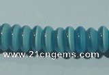 CCT264 15 inches 3*7mm rondelle cats eye beads wholesale