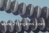 CCT272 15 inches 5*8mm rondelle cats eye beads wholesale