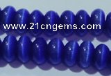 CCT288 15 inches 5*8mm rondelle cats eye beads wholesale