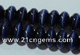 CCT292 15 inches 5*8mm rondelle cats eye beads wholesale