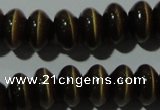 CCT294 15 inches 5*8mm rondelle cats eye beads wholesale