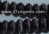 CCT295 15 inches 5*8mm rondelle cats eye beads wholesale
