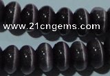 CCT295 15 inches 5*8mm rondelle cats eye beads wholesale