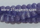 CCT322 15 inches 4mm faceted round cats eye beads wholesale