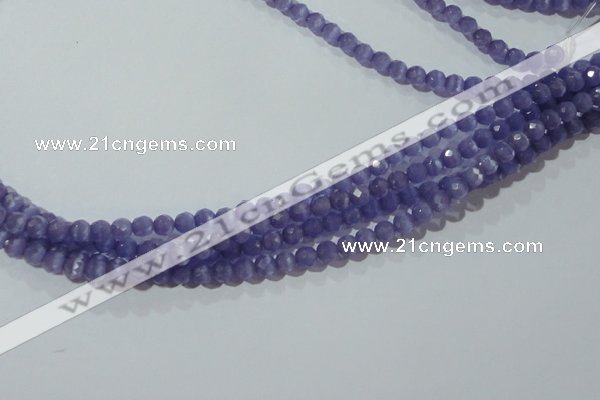 CCT322 15 inches 4mm faceted round cats eye beads wholesale