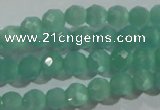 CCT345 15 inches 5mm faceted round cats eye beads wholesale