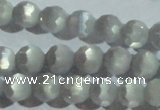 CCT352 15 inches 6mm faceted round cats eye beads wholesale