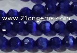 CCT364 15 inches 6mm faceted round cats eye beads wholesale