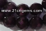 CCT397 15 inches 10mm faceted round cats eye beads wholesale