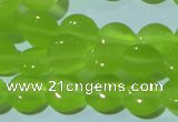 CCT461 15 inches 6mm flat round cats eye beads wholesale