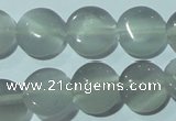 CCT481 15 inches 8mm flat round cats eye beads wholesale