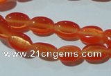 CCT604 15 inches 4*6mm oval cats eye beads wholesale