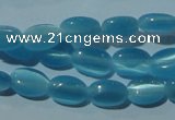 CCT611 15 inches 4*6mm oval cats eye beads wholesale