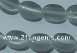 CCT631 15 inches 6*8mm oval cats eye beads wholesale