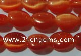 CCT635 15 inches 6*8mm oval cats eye beads wholesale