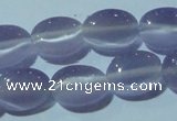 CCT639 15 inches 6*8mm oval cats eye beads wholesale