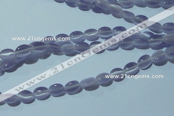 CCT639 15 inches 6*8mm oval cats eye beads wholesale