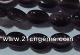 CCT642 15 inches 6*8mm oval cats eye beads wholesale