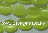 CCT644 15 inches 6*8mm oval cats eye beads wholesale