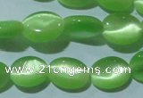 CCT649 15 inches 6*8mm oval cats eye beads wholesale