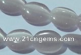 CCT662 15 inches 8*10mm oval cats eye beads wholesale