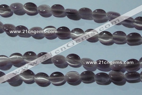 CCT663 15 inches 8*10mm oval cats eye beads wholesale