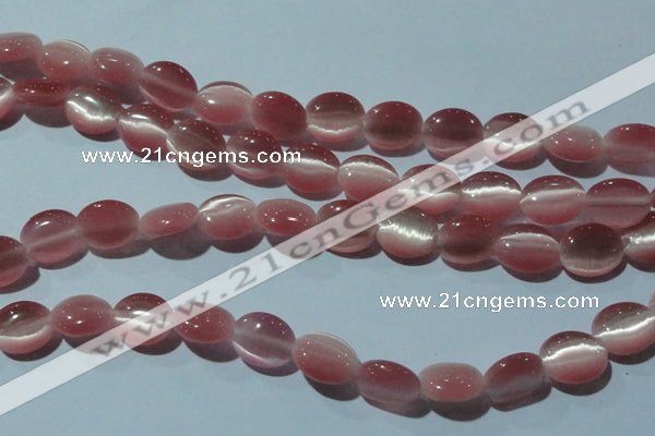 CCT665 15 inches 8*10mm oval cats eye beads wholesale