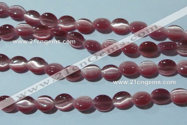 CCT666 15 inches 8*10mm oval cats eye beads wholesale