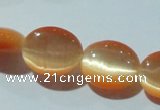 CCT668 15 inches 8*10mm oval cats eye beads wholesale