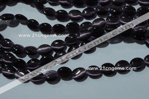 CCT680 15 inches 8*10mm oval cats eye beads wholesale