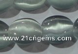 CCT691 15 inches 10*12mm oval cats eye beads wholesale