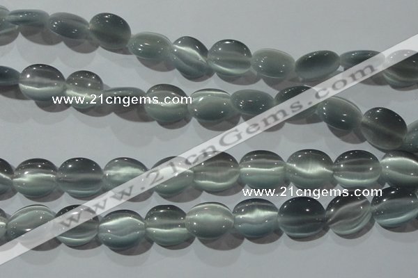 CCT691 15 inches 10*12mm oval cats eye beads wholesale