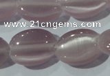 CCT692 15 inches 10*12mm oval cats eye beads wholesale