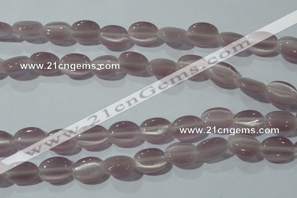 CCT692 15 inches 10*12mm oval cats eye beads wholesale