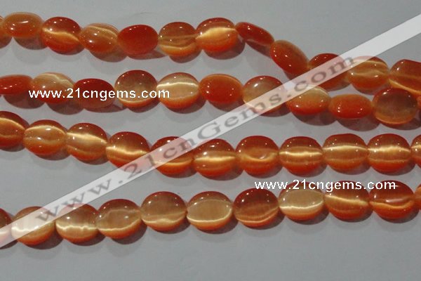 CCT695 15 inches 10*12mm oval cats eye beads wholesale