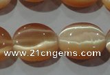 CCT696 15 inches 10*12mm oval cats eye beads wholesale