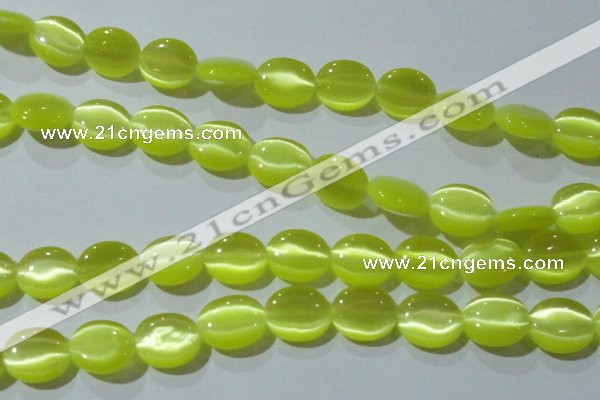 CCT698 15 inches 10*12mm oval cats eye beads wholesale