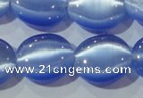 CCT702 15 inches 10*12mm oval cats eye beads wholesale