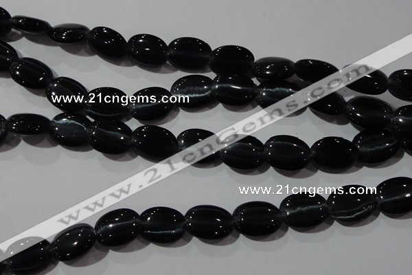 CCT707 15 inches 10*12mm oval cats eye beads wholesale