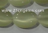 CCT722 15 inches 10*14mm oval cats eye beads wholesale