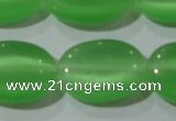 CCT727 15 inches 10*14mm oval cats eye beads wholesale