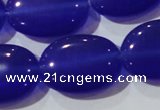 CCT732 15 inches 10*14mm oval cats eye beads wholesale