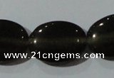 CCT734 15 inches 10*14mm oval cats eye beads wholesale