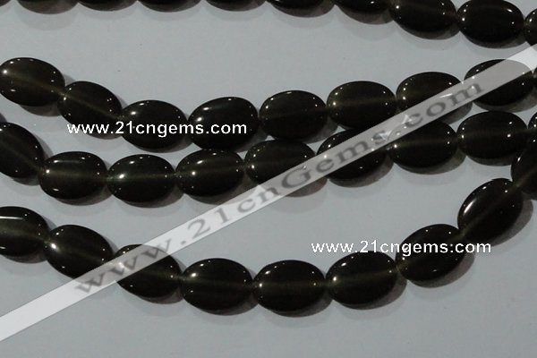 CCT734 15 inches 10*14mm oval cats eye beads wholesale