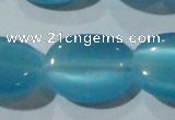 CCT752 15 inches 11*15mm oval cats eye beads wholesale