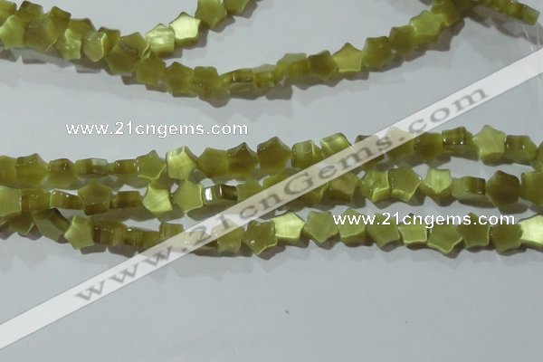 CCT811 15 inches 6mm star cats eye beads wholesale